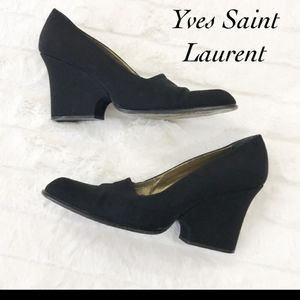 Yves saint Laurent wedge shoes